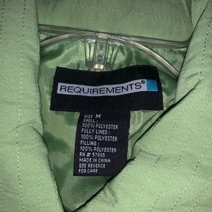 Requirements jacket